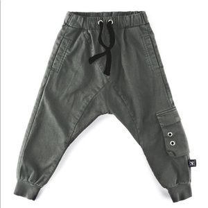 Nununu green harem cargo pants